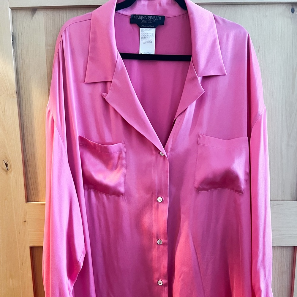 Marina Rinaldi silk blouse